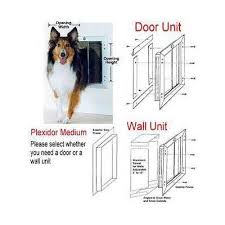 Extra Large Plexidor Pet Door Dog