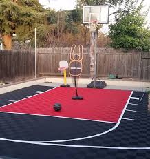 Description warranty information related products customers also viewed flex court outdoor basketball courts are a perfect fit for your backyard and ideal for training facilities and recreation centers. 20x24 Basketball Court Floor Kit Outdoor Indoor Basketball Court Backyard Backyard Basketball Basketball Court Flooring