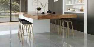 If wood and stone kitchen flooring aren't for you and kitchen floor tiles aren't your thing, then how about something a little bolder and more colorful, and more affordable? Inspirational Ideas For Open Plan Kitchens Tile Mountain