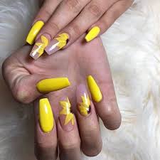 Yellow nail polish comparison swatches: 50 Gorgeous Yellow Acrylic Nails To Spice Up Your Fashion In 2021