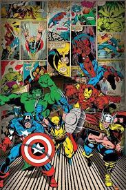 Poster Marvel Comics Here Come Wall