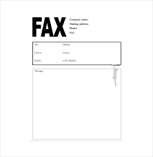 Fax Cover Letter Template 7 Free Word Pdf Documents Download
