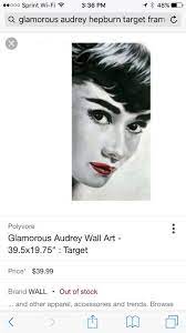 Audrey Hepburn Wall Art For In