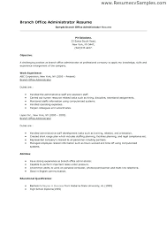 Admin Resume Objective Cool Medical Office Administration Resume