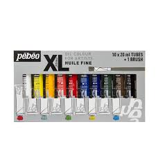 Us 20 69 22 Off 10 20 Colors 20ml Tube Pebeo Oil Paint Sets Professional Oil Colors Paint For Artist Drawing Acrylic Painting Color Art Supplies In