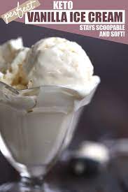 easy keto vanilla ice cream all day i