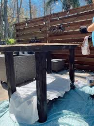 My daughter moved into a new place with a nice deck. Diy Bbq Table Florida Lifestyle Fresh Mommy Blog