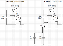 Calculating The Capacitor Values To Control Ceiling Fan