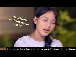 newjeans bare face or without makeup
