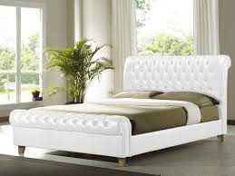 richmond leather super king size bed in