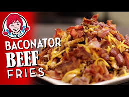 wendy s baconator fries with beef you