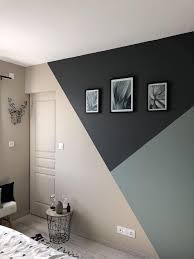 Bahkan dengan mengecat dinding sendiri, anda bisa memilih warna, mencampur warna dan menghasilkan pattern yang anda. 14 Idea Corak Geometri Lawa Untuk Feature Wall Rumah Boleh Cat Sendiri Jer Ilham Dekorasi