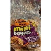 thomas bagels mini cinnamon raisin