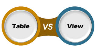 difference between table and view
