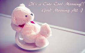 good morning cute images