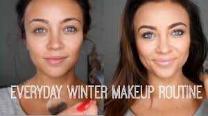 everyday winter makeup routine you