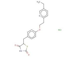 Image result for Pioglitazone HCL (Cas 112529-15-4)
