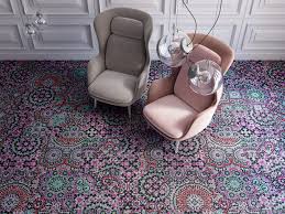 tunis patterned plastic carpet tiles by