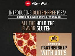certified gluten free pizzas at pizza