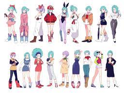 Bulma in different outfits by @6um : r/dbz