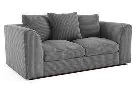 Byron Grey Fabric 2 Seater Sofa