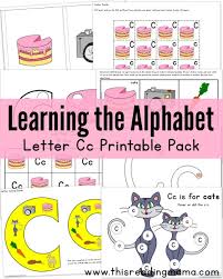 the alphabet letter c printable pack