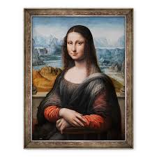 Nel 1469 si trasferì con tutta la famiglia a firenze, quì entrò a far parte della bottega del verrocchio dove vi rimase per otto anni e dove apprese l'arte del disegno, l'uso della prospettiva e dell'anatomia. Tablou Inramat Leonardo Da Vinci Mona Lisa Detaliu I 60 X 80 Cm Emag Ro