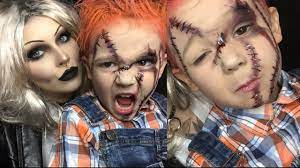 chucky halloween makeup for kids pt 2