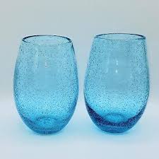 Low Wine Bubble Glass Barware Set