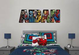 Marvel Superheroes Personalized Decal