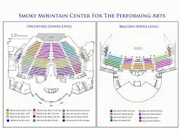 Smoky Mountain Opry Theater Seating Chart Elcho Table