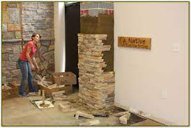 Learn how to do the installation of stone veneer on any interior wall, fas. Stone Veneer Panels Can Be A Weekend Project Native Custom Stone