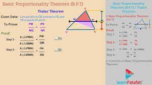 Similarity Class 10 SSC | Part 5 Basic Proportionality Theorem BPT Thales'  Theorem - YouTube