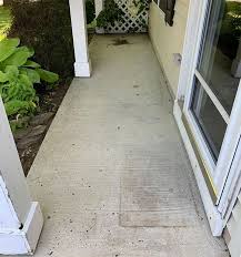 porch floor with concrete paint