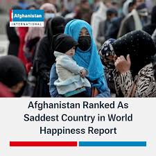 afghanistan ranked as saddest country