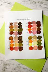 how to make skin tone paint in our