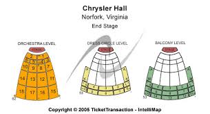 Seating Chart Chrysler Hall Norfolk Chrysler Hall