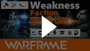 Warframe Elemental And Physical Damage Weakness Per Faction