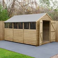 12x8 Forest Overlap Apex Shed