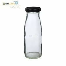 200ml Milk Shake Juice Glass Bottle