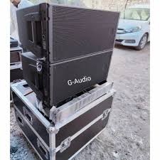 line array empty cabinet and dual 18