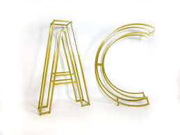 Large Metal Letters Big Party Letters