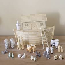 ark and s in wooden gift box