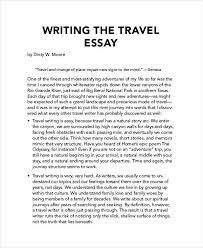 travel essay 4 exles format pdf