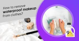 remove waterproof makeup from clothes