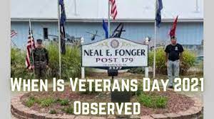Is Veterans Day 2021 Observed ...