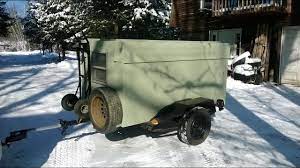 80 enclosed trailer backyard