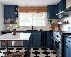 25 navy kitchen cabinet ideas to