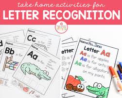letter recognition take home activities