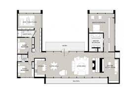 U Shaped House Plans With Courtyard
